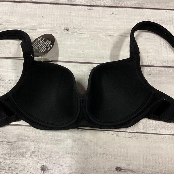 Le Mystere Bra Tisha Womens 32B Black Underwire T-Shirt L’ Image #955 NEW - Picture 9 of 10